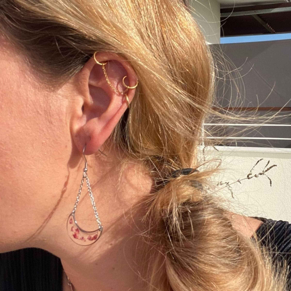 Boucles d'oreilles GYPSY bruyère