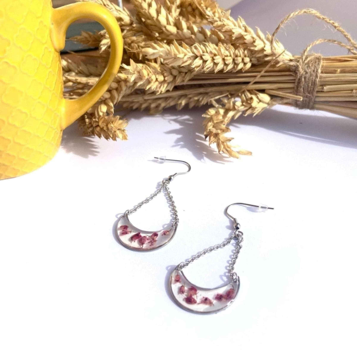 Boucles d'oreilles GYPSY bruyère