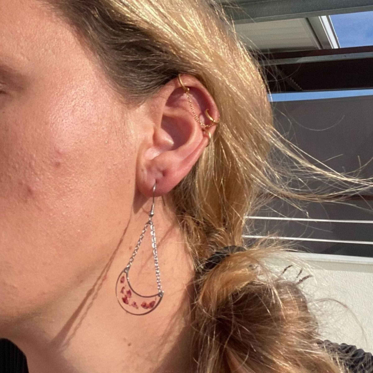 Boucles d'oreilles GYPSY bruyère