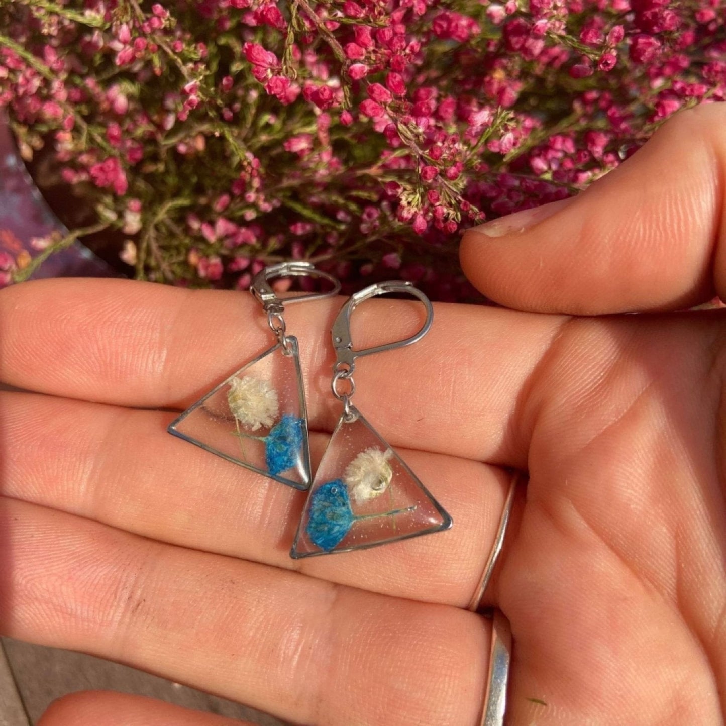 Boucles d’oreilles TRIO de bonheur bleuBoucles d'oreillesLorred