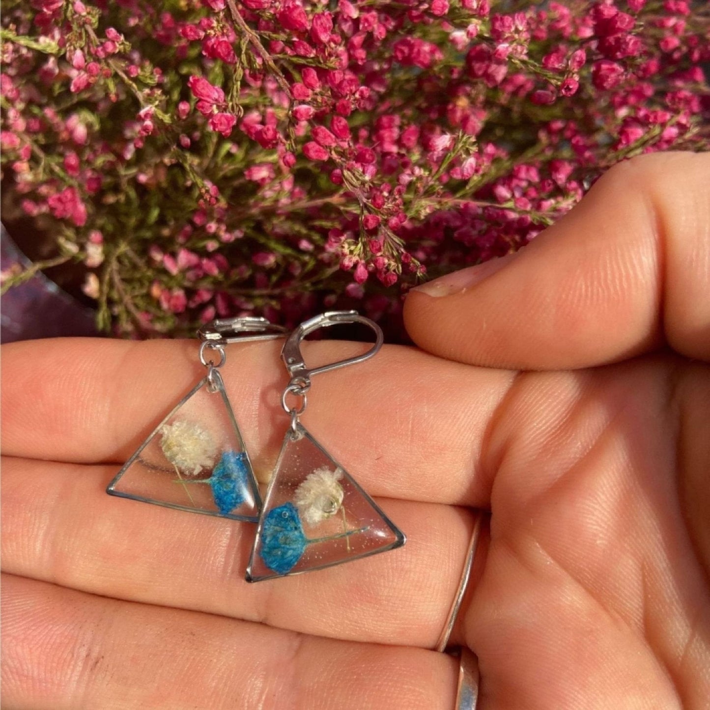 Boucles d’oreilles TRIO de bonheur bleuBoucles d'oreillesLorred