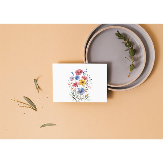 Cadre cadeau - Carte cadeau fleurs