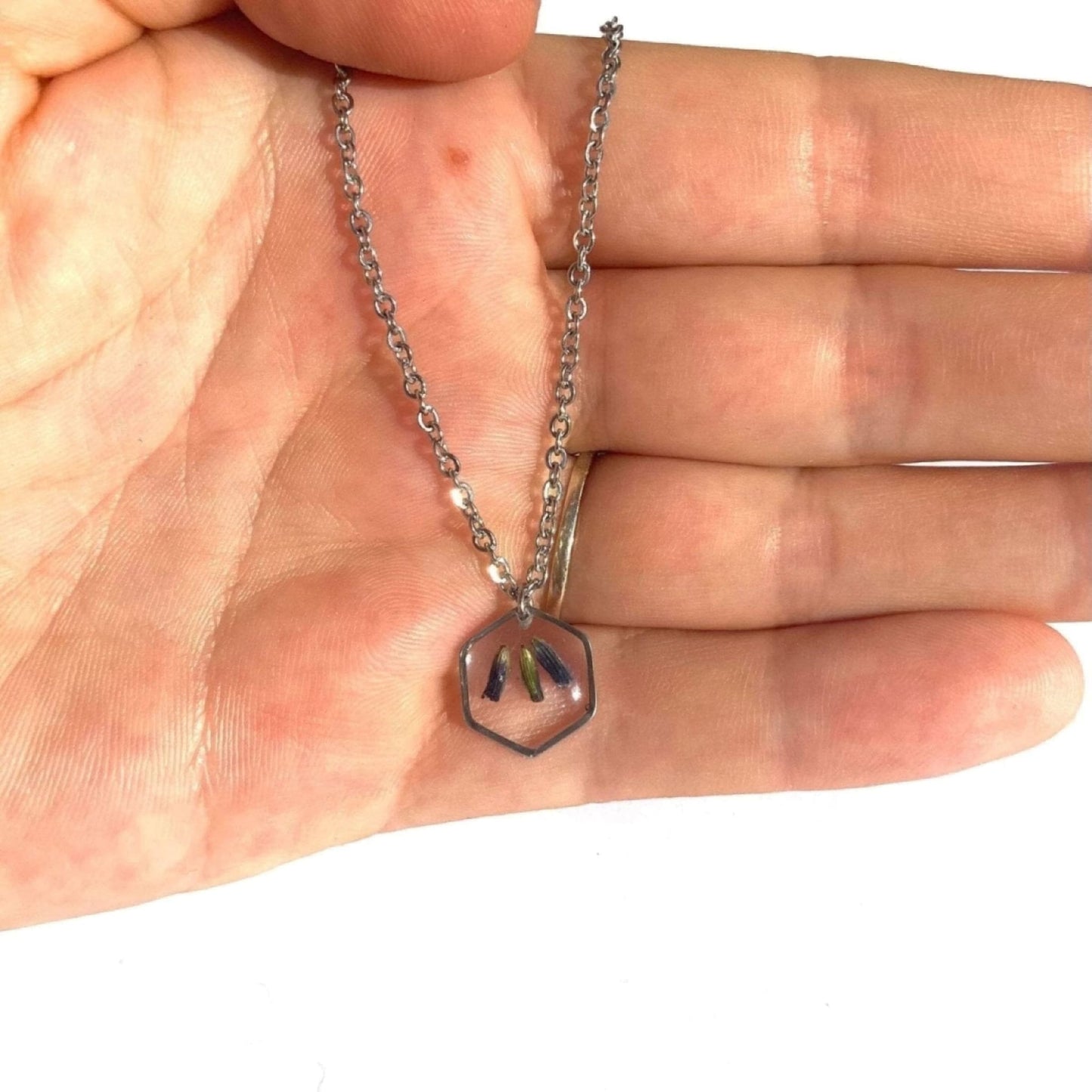 Collier LÉA inclusion de la lavandeColliersLorred