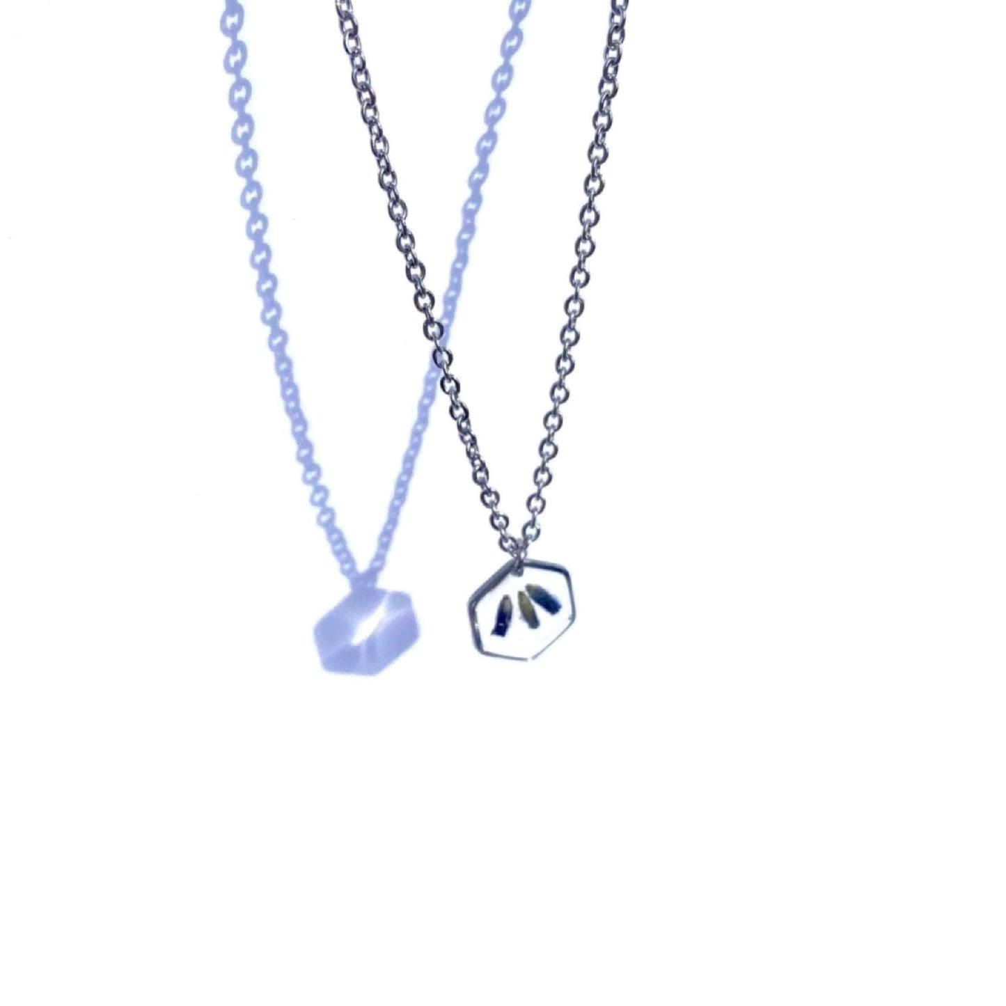 Collier LÉA inclusion de la lavandeColliersLorred