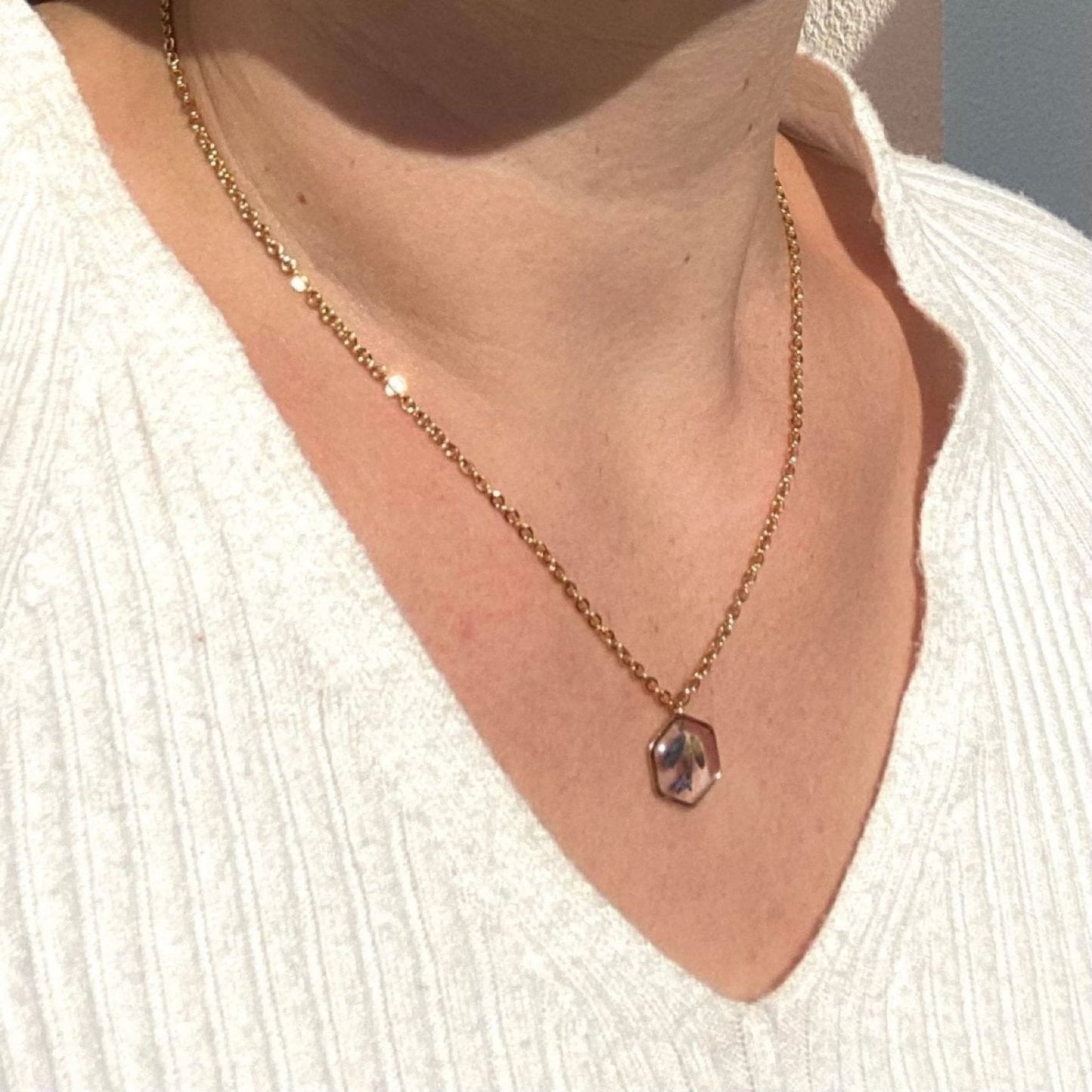 Collier LÉA inclusion de la lavandeColliersLorred