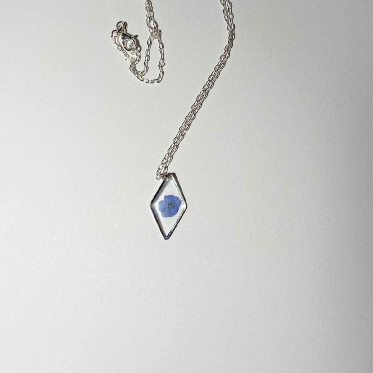 Collier Rombus Myosotis - Personnalisable