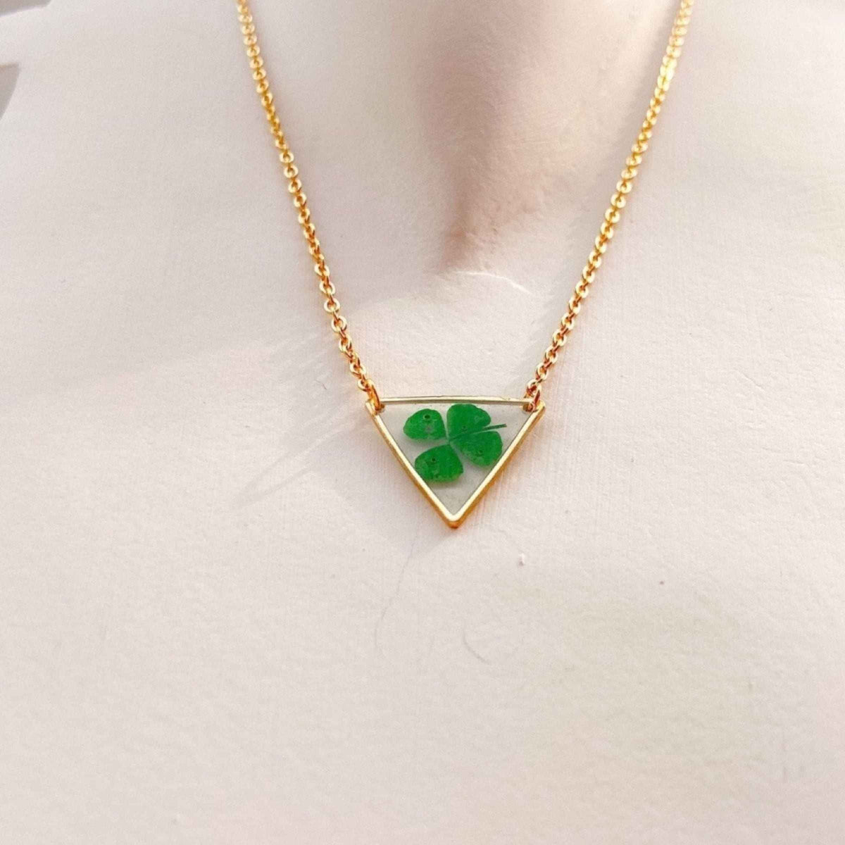 Collier Lucky Trio - Trèfle Porte-Bonheur Or ou Argent