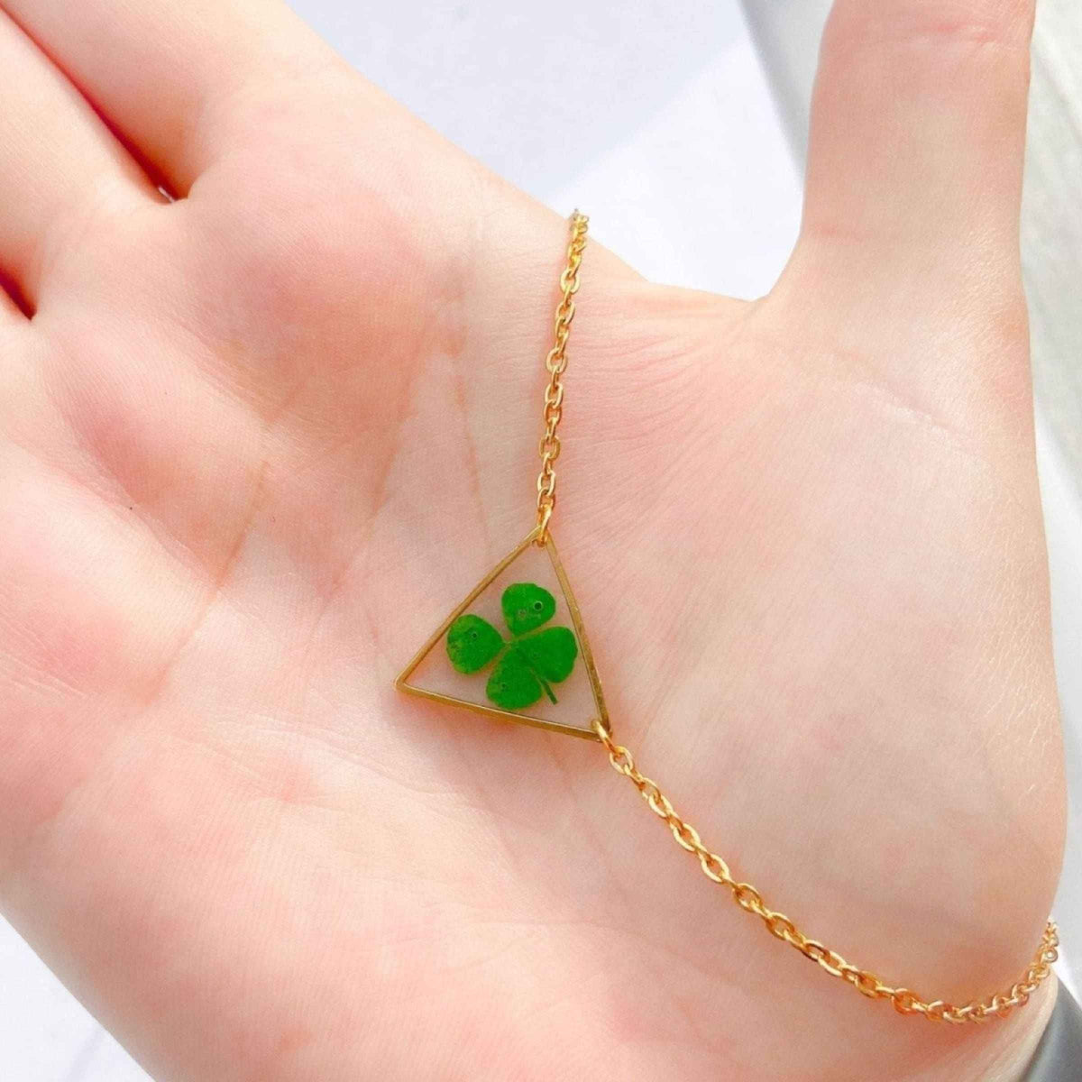 Collier Lucky Trio - Trèfle Porte-Bonheur Or ou Argent