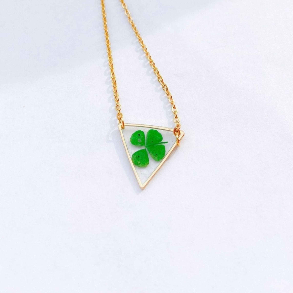 Collier Lucky Trio - Trèfle Porte-Bonheur Or ou Argent