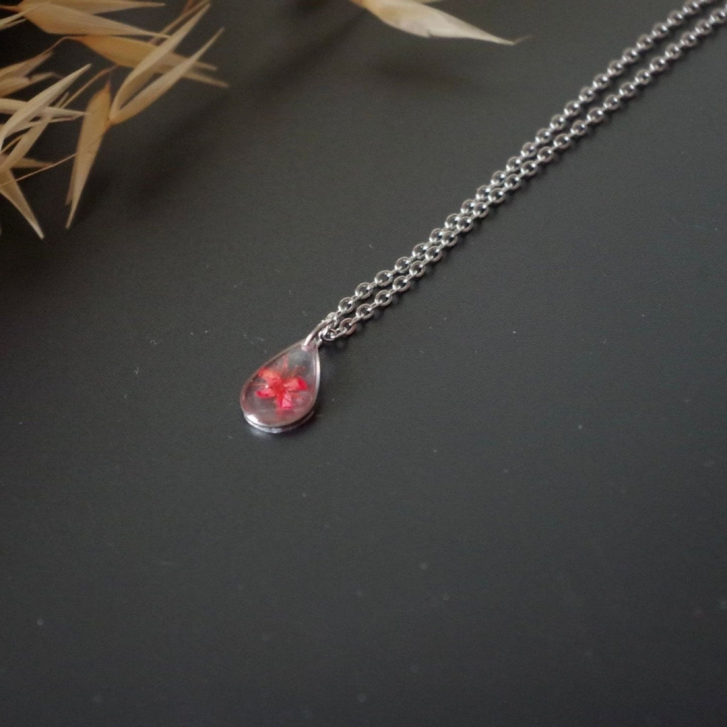 Collier « tu me rends rouge d’amour »ColliersLorred
