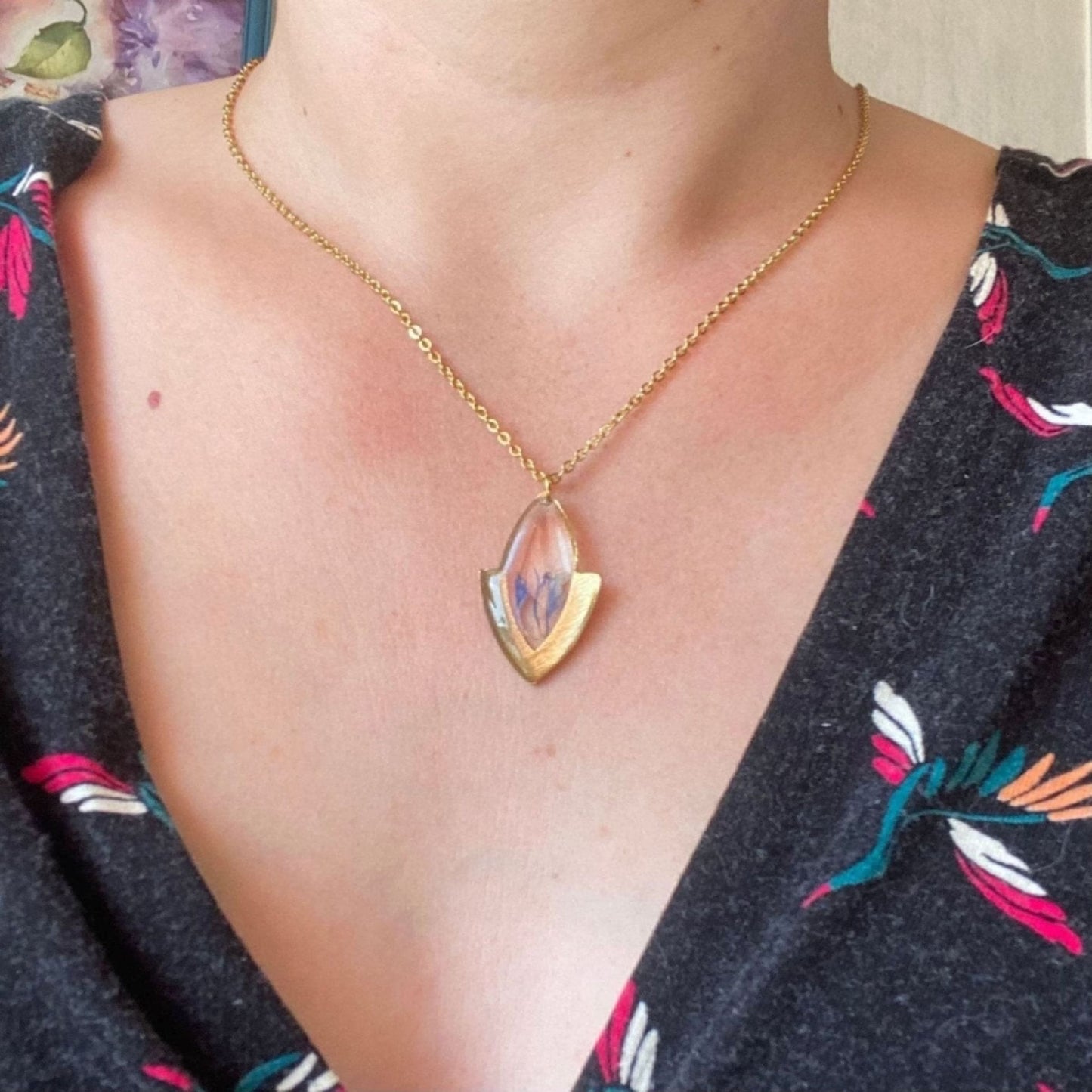 Collier ZOE bleuetColliersLorred