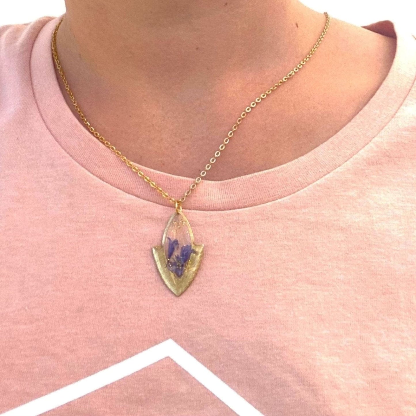Collier ZOE bleuetColliersLorred
