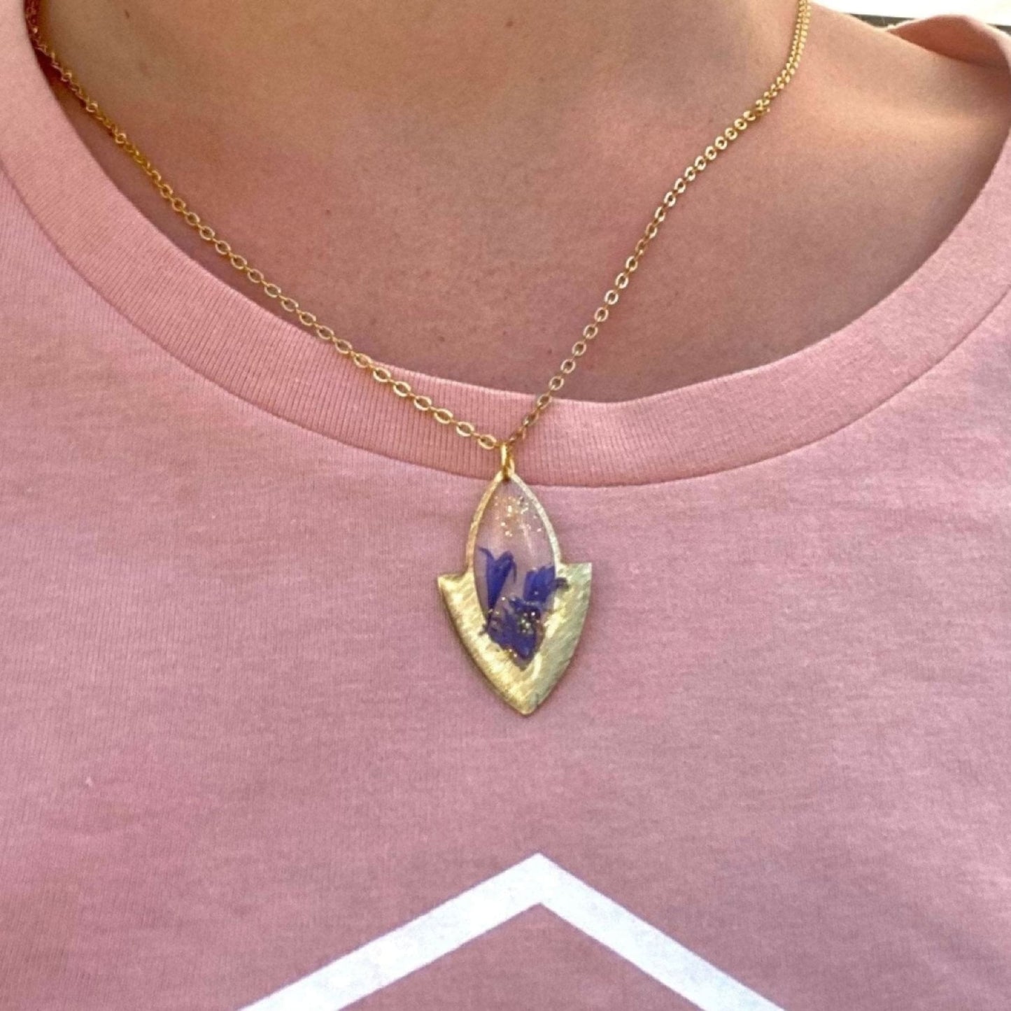 Collier ZOE bleuetColliersLorred