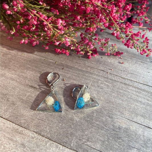 Boucles d’oreilles TRIO de bonheur bleuBoucles d'oreillesLorred