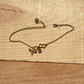 Bracelet de cheville abeille bracelet de pieds ruche bracelet de plage cadeau pour elle anniversaire cadeau de noël - Lorred