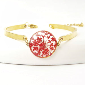 Bracelet Magnus Anne Rouge - Dentelle de la Reine Anne