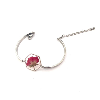 Bracelet MAGNUS HEXA ROSA argentBraceletsLorred