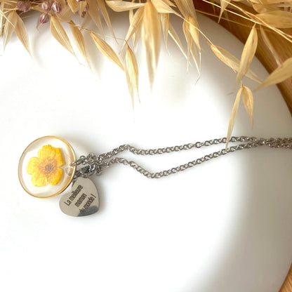 Collier CHICK argent avec gravure personnaliséeColliersLorred