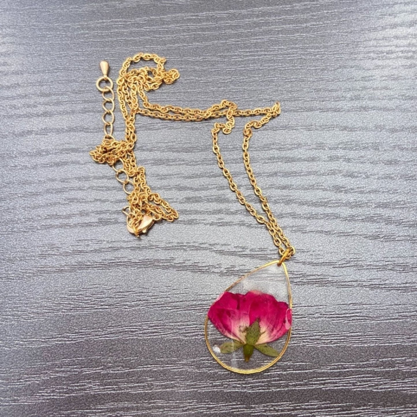 Collier goutte d’amour ROSA orColliersLorred