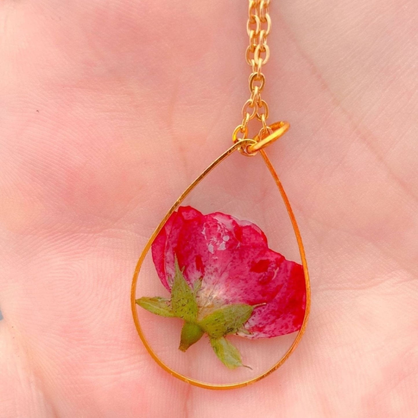 Collier goutte d’amour ROSA orColliersLorred