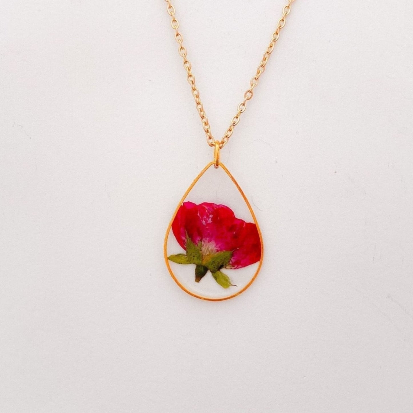 Collier goutte d’amour ROSA orColliersLorred