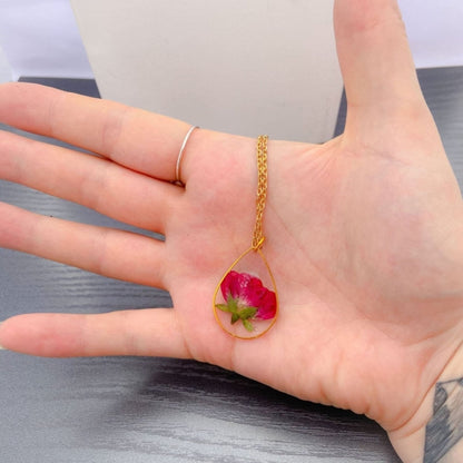 Collier goutte d’amour ROSA orColliersLorred