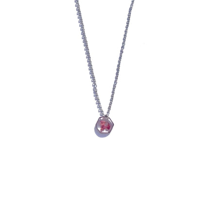 Collier LÉA inclusion de la bruyère roseColliersLorred