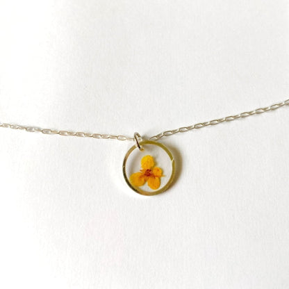 Collier LEONIE jaune argentColliersLorred