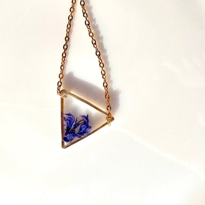 Collier TRIO de bleuet orColliersLorred