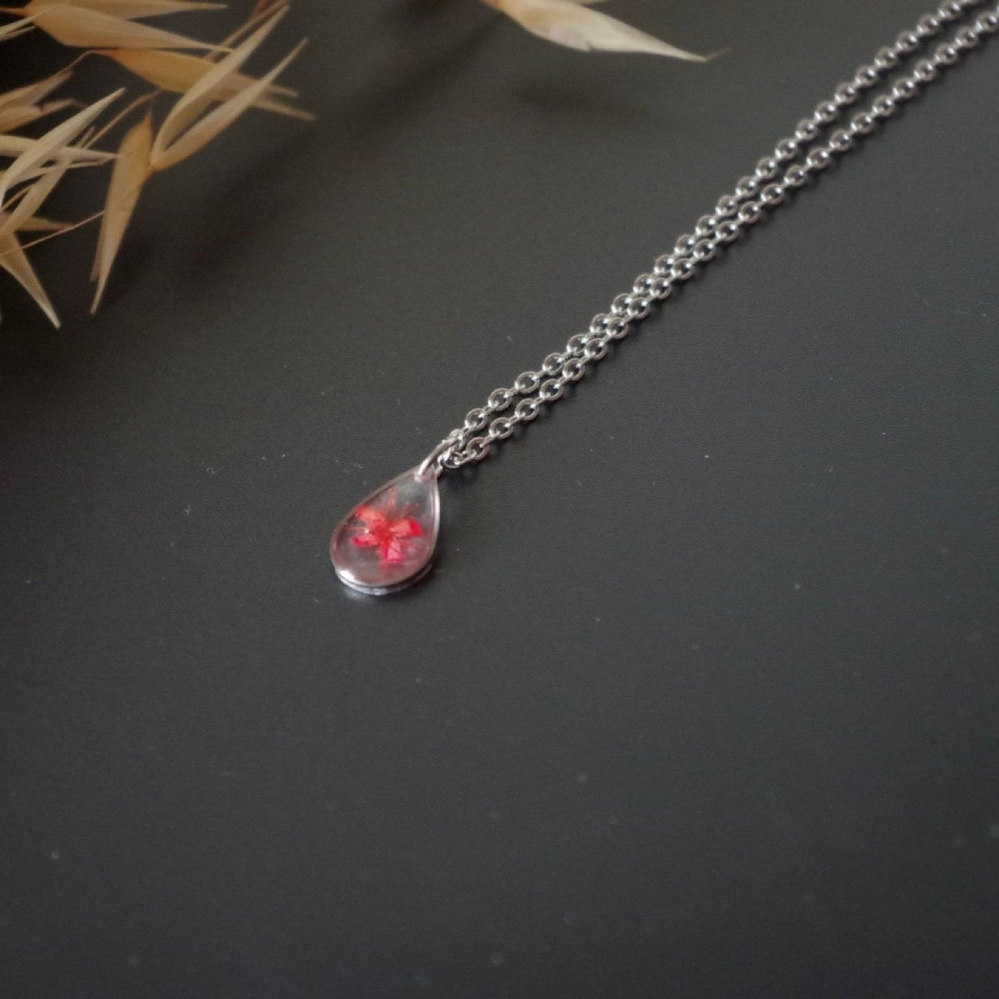 Collier « tu me rends rouge d’amour »ColliersLorred