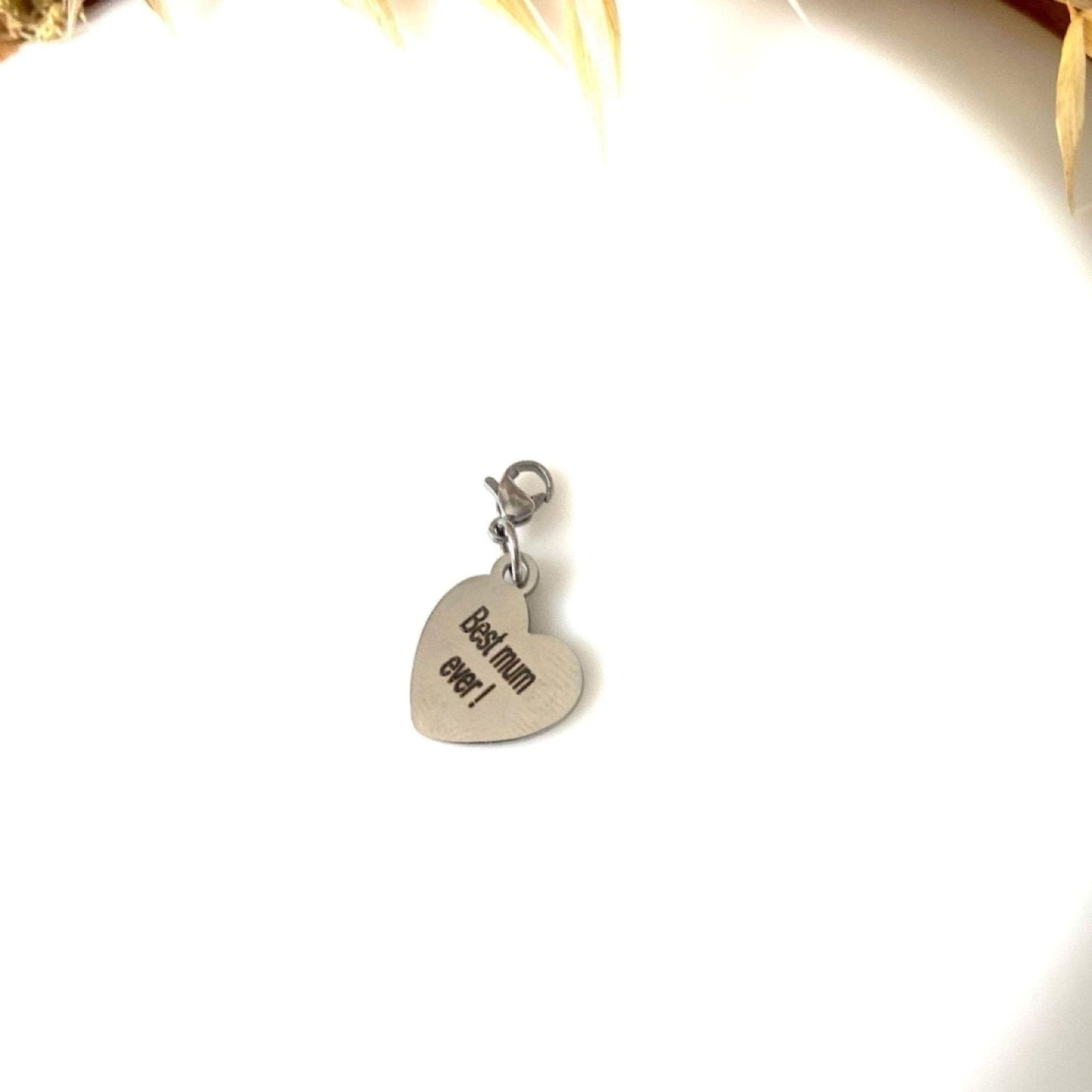 Pendentif MY HEART simple avec gravureBreloques - PendentifsLorred