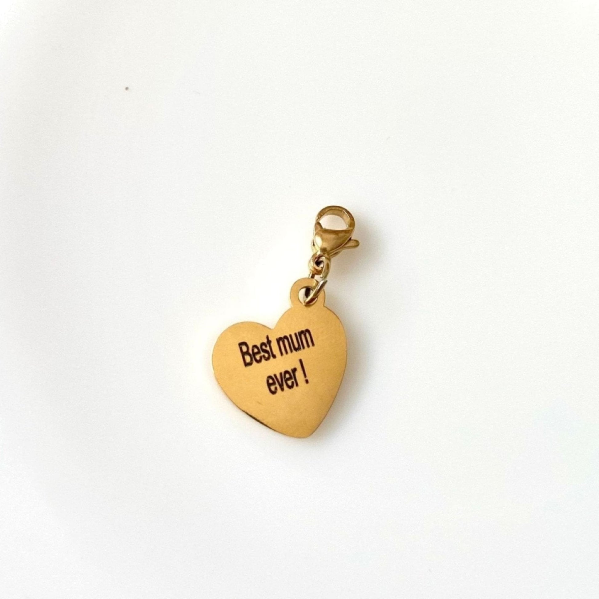 Pendentif MY HEART simple avec gravureBreloques - PendentifsLorred